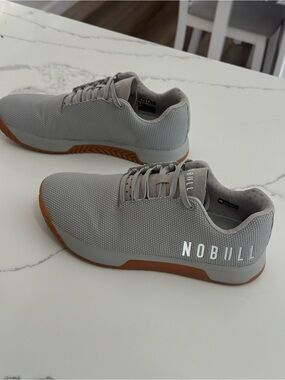 NOBULL Canvas Trainer Gray Gum Sole Sneakers Men’s 11 / Women’s 12.5
